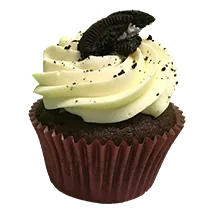 Black Cookie Cupcake